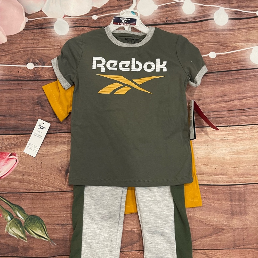 Reebok Little Boy 3 Piece Outfit